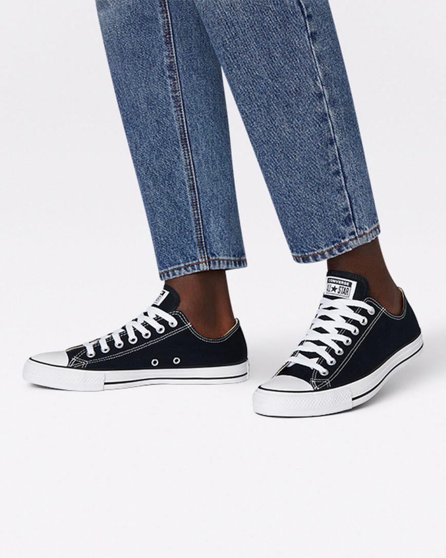 Tenis Converse Chuck Taylor All Star Classicos Cano Baixo Masculino Pretas | PT L0T73P9